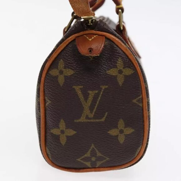 LOUIS VUITTON Monogram Mini Speedy Hand Bag M41534 LV Auth 95492 - Picture 6 of 14